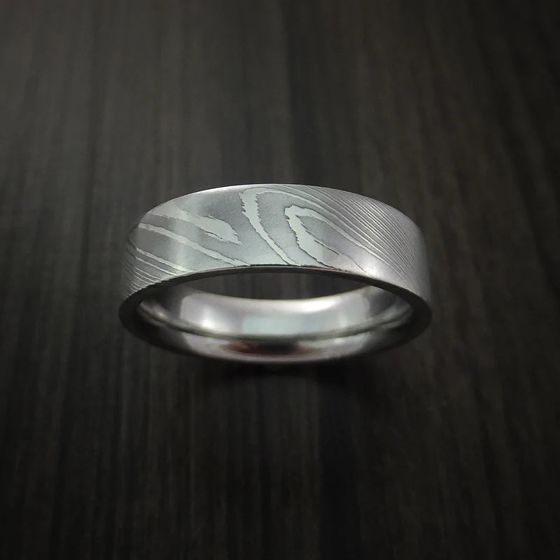 Damascus Steel Men’s Wedding Band