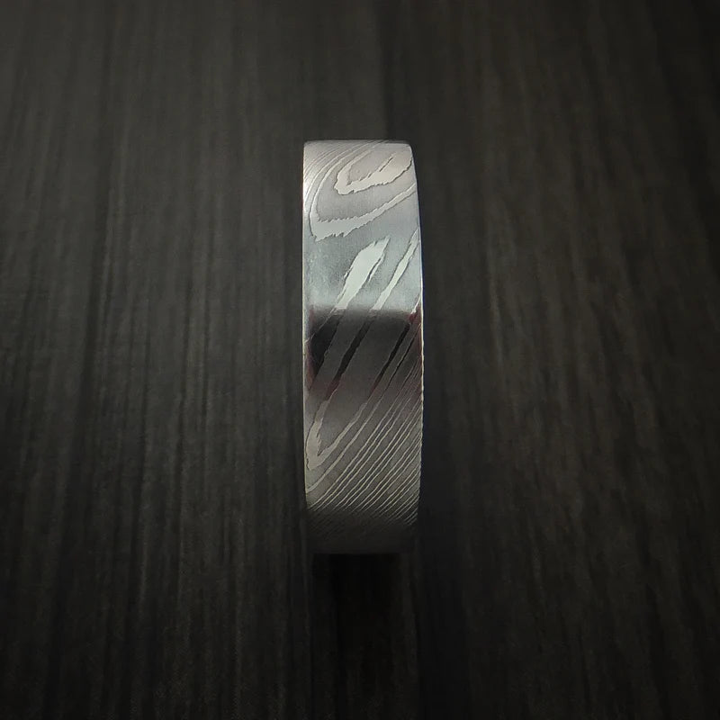 Damascus Steel Men’s Wedding Band