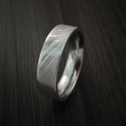 Damascus Steel Men’s Wedding Band