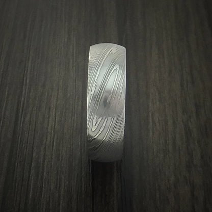 Custom Damascus Steel Men’s Wedding Band